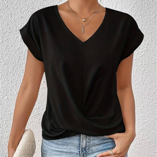 Emma™ | T-shirt Estiva con Scollo a V